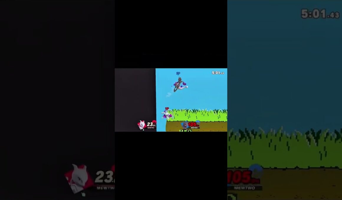 スティーブ使いがミュウツーを使うとこうなる#スマブラsp #ミュウツー #魅せプレイ集#魅せプ#神プレイ #撃墜集 #音ハメ#即死コンボ #ポケモン #ボカロ #だれかの心臓になれたなら#short