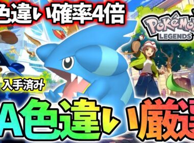 地獄のフカマル色違い厳選するぞ！【レジェンズza】