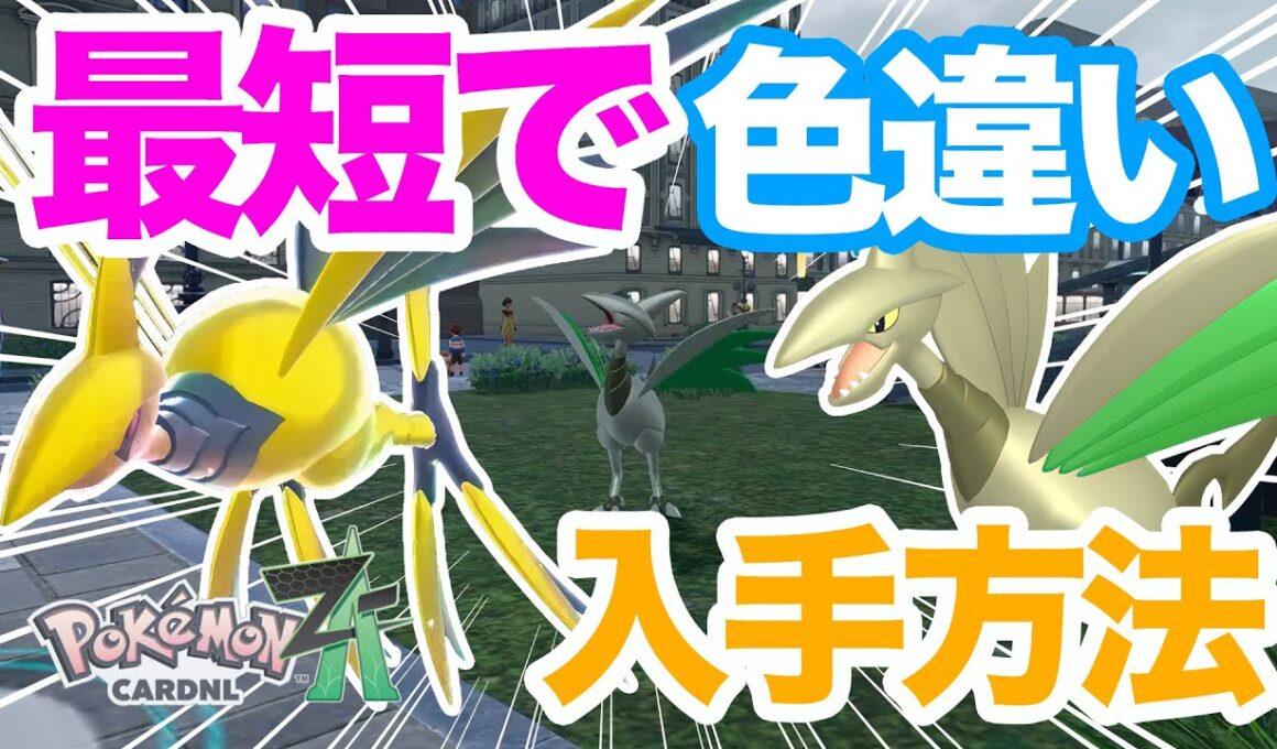 【ポケモンZA】バトルで最強！色違いエアームドの入手方法を2パターン解説！メガエアームドを使ってランクマッチで勝とう！【ポケモンレジェンズZA】