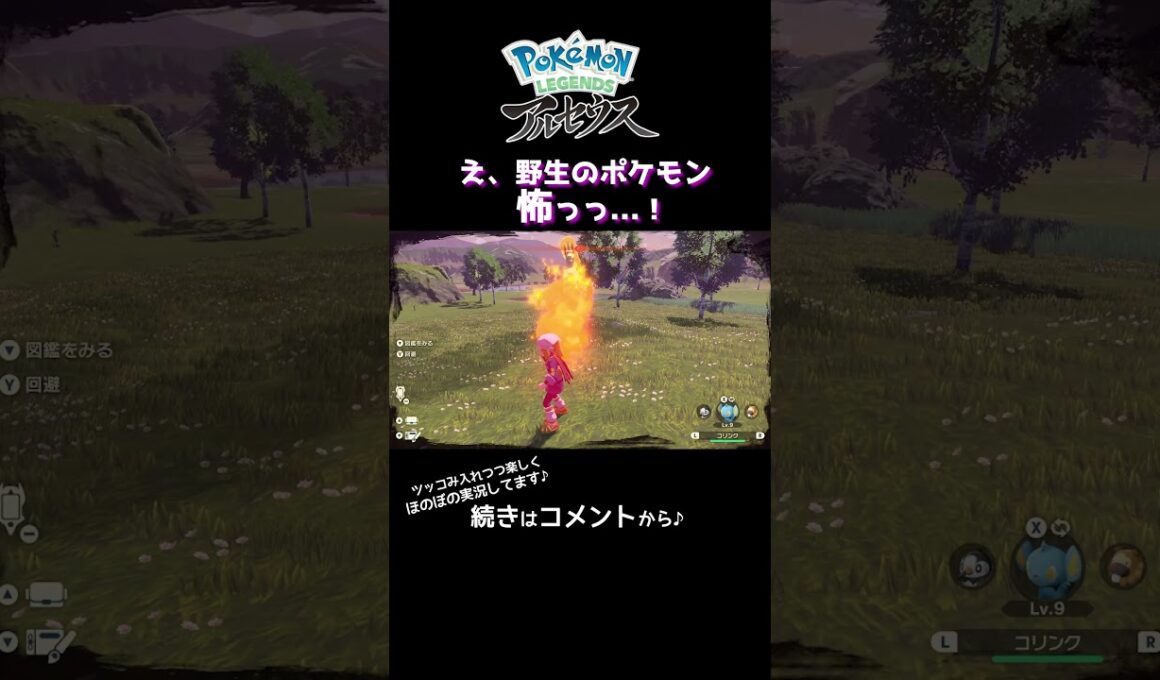 【ポケモン アルセウス #Shorts】ギャロップ怖えぇ…トラウマになるわ！