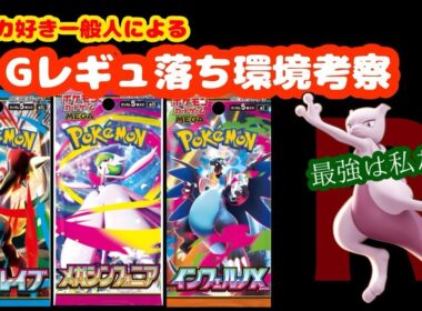 【ポケモンカード/考察】最強は誰だ！？今の環境と今後の環境を一般人が考える動画(インフェルノx環境・Gレギュ落ち環境)