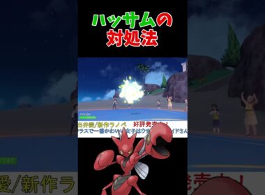 ハッサム対策ポケモンはブリジュラスです【ポケモンSV】【DLC】【スカーレットバイオレット】 #shorts