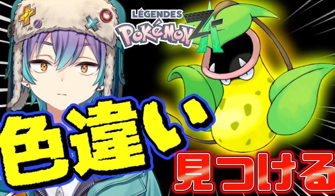 ウツボットの色違い見つけるまで帰れません　2日目【ポケモンZ-A】