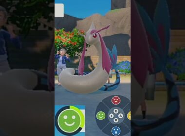 【ミロカロス】ポケモンエクササイズ【キタカミ図鑑No.159】#Shorts #pokemon