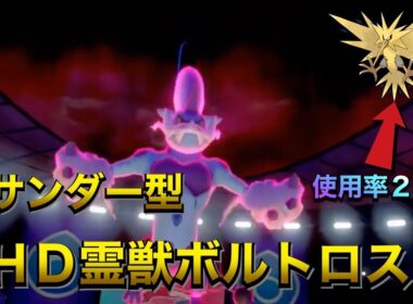 対原種サンダーキラー！HD霊獣ボルトロス【ポケモン剣盾】