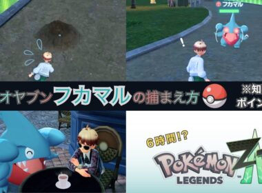 【超簡単】オヤブンフカマルを捕まえろ！【出現場所+注意点あり】　【Pokémon LEGENDS Z-A】