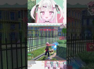 【ポケモンZ-A】野生のシシコに襲われながら推しポケのニャスパーに出会い捕獲を試みるもパニックになり結果逃げられてブチギレるVTuber【切り抜き】【夢毬てちか/新人VTuber】 #shorts