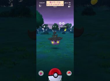 ゾロアで極小サークルクリティカルゲット量産【ポケモンGO】