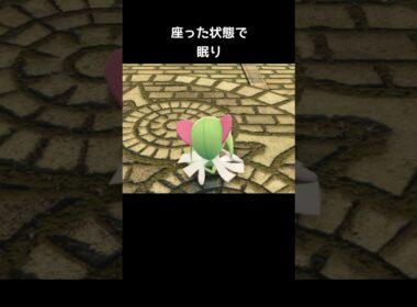 サーナイトたちの寝方の違い【ポケモンZA】