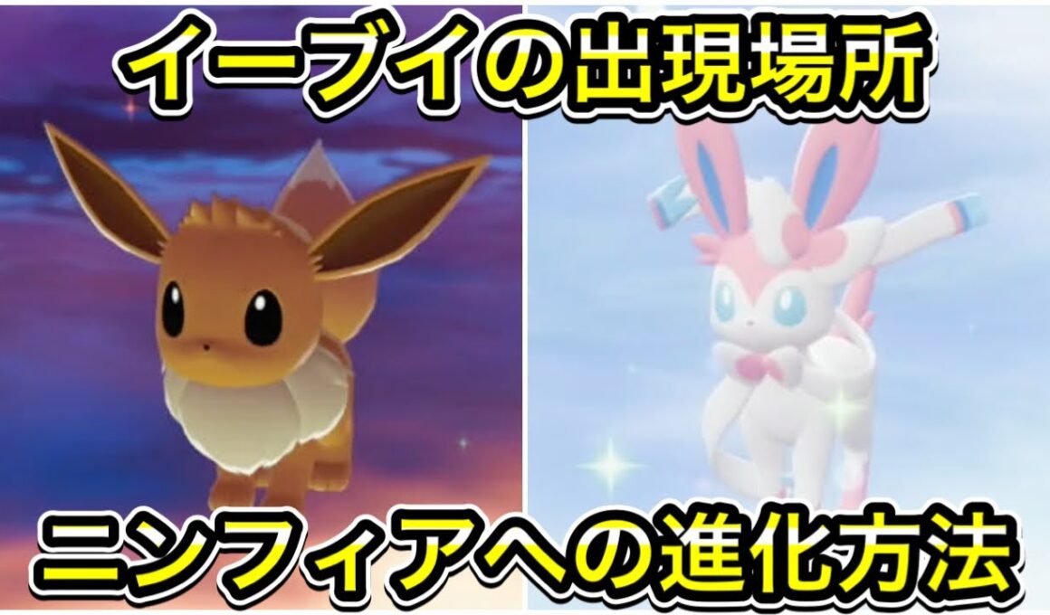 【レジェンズZA】イーブイの出現場所！ニンフィアへの進化方法を解説