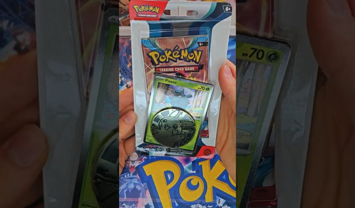 ⭐ Opening a Paradox Rift Pokémon Blister (Pineco Promo & Pikachu Coin)