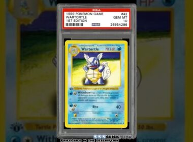 #42 Wartortle Uncommon 1st Edition 1999 Pokémon Base Set Shadowless 1st Print PriceGuide🇺🇸🇨🇦🇪🇺🇯🇵🇬🇧💰