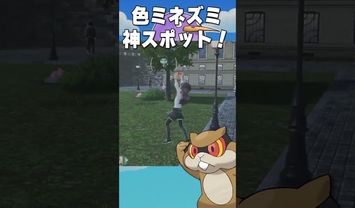 A連打だけで色違いミネズミ厳選　#shorts  #Pokémon LEGENDS Z-A
