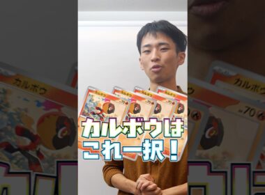 ソウブレイズのカルボウはこれ一択！！！