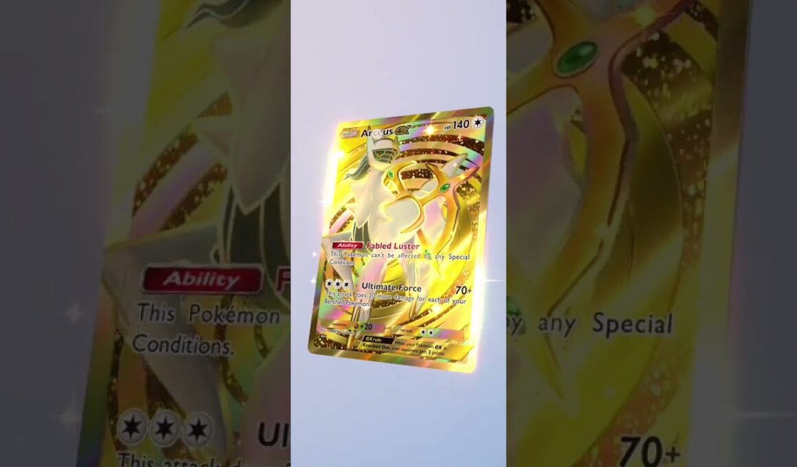 Arceus Ex Crown Rare Closer Look #gaming