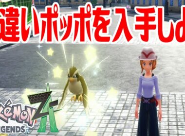 【ポケモンZ-A】色違いポッポを入手しよう【Pokémon LEGENDS Z-A】