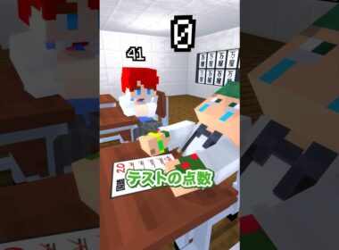 【アニメ】頭の上に○○が可視化されたナゾの数字が出る...？？🎮📃✨【まいくら・マインクラフト】よろずや🍭 #shorts #if