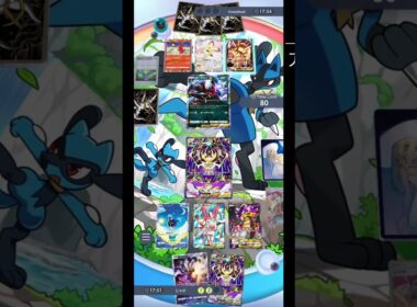 【ポケポケ】【過去環境VS現環境】ルナアーラのサイココネクトでエネルギー自由自在！ギラティナのカオスインパクト130ダメージ打ち放題！対アルセウスダークライ編【双天の守護者】