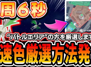 【ポケモンZA】まだ誰もやってない！！色オヤブンエアームド厳選で使える〝バトルゾーン厳選法〟があまりにも超効率だったので共有します【解説】
