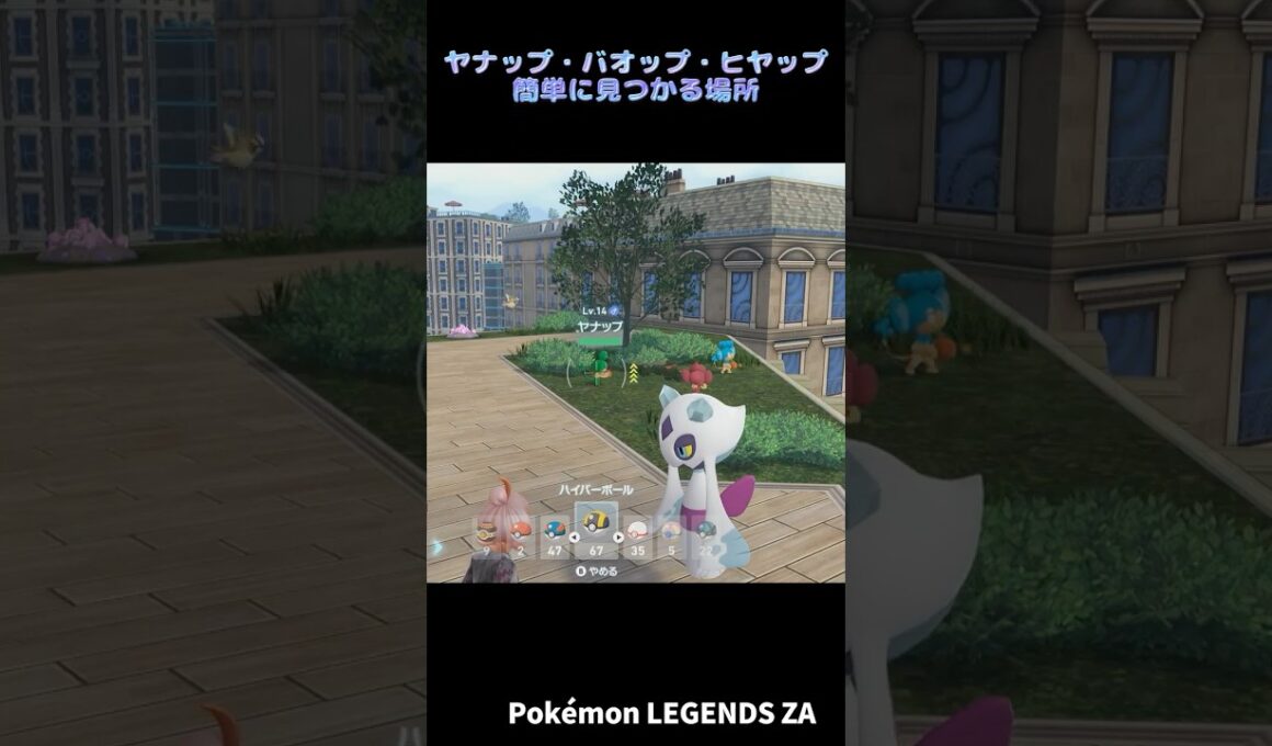 【ポケモンZA】ヤナップ・バオップ・ヒヤップ出現場所 #ポケモン #ポケモンZA #pokemonlegendsza #ポケモンレジェンズZA #ポケットモンスター #攻略 #shortsvideo