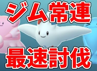 ジムバトルおすすめポケモン紹介！ハピナスやトゲキッスを最速で倒せるポケモン！ #ポケモンgo