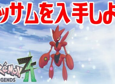 【ポケモンZ-A】ハッサムを入手しよう 通信交換進化入手【Pokémon LEGENDS Z-A】