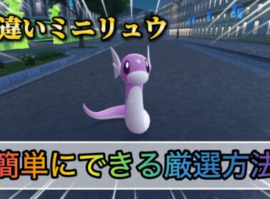 色違いミニリュウの入手方法はこれが最速で楽でした笑【#ポケモンza 】