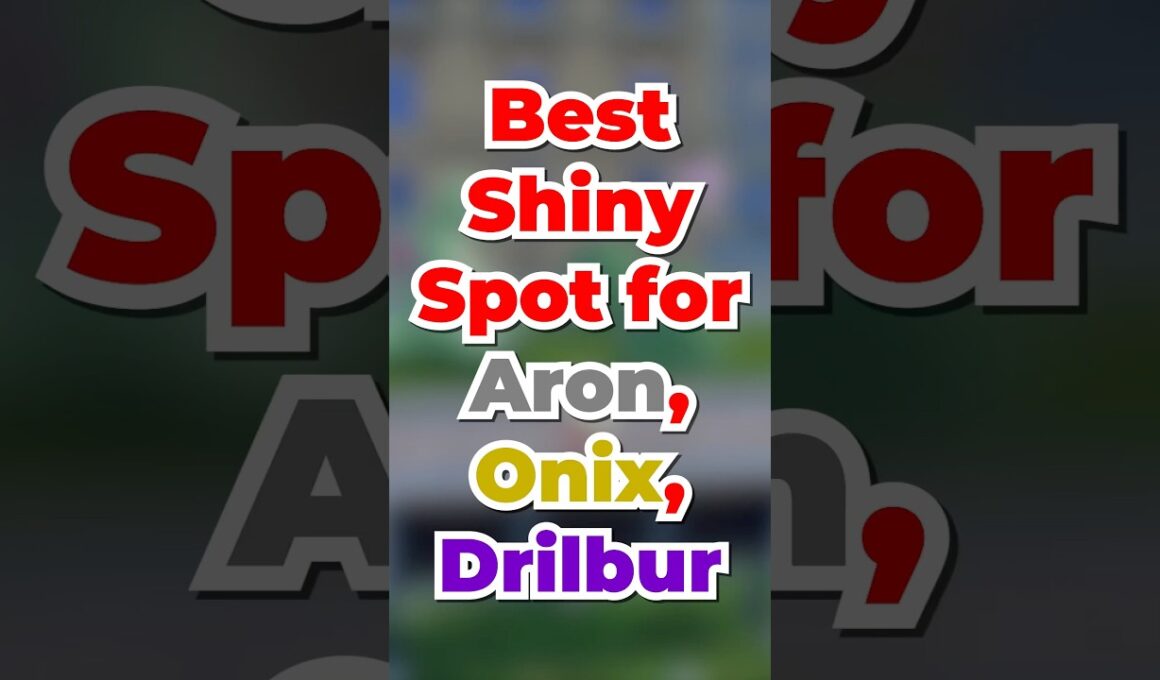 アーロン、オニキス、ドリルバーにとって最高の光り輝くスポット！