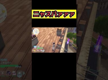 蜘蛛の巣壊しに行くニャスパー【Pokémon LEGENDS Z-A】#ポケモンレジェンズza #pokemonlegendsza #ポケモン #ポケモンza #pokemon