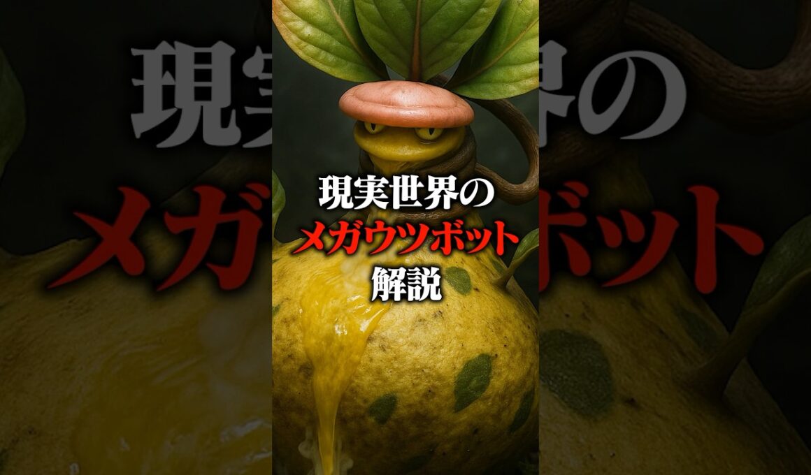 【ポケモン】現実世界にメガウツボットがいたら…#ポケモン #ai #メガシンカ #ポケモンレジェンズza