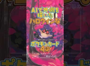 【🎃特別編2】AIで外側を描いたハロウィンなポケモンカード4選【ポケカ】 #ポケモン #ポケモンカード #aiart #ゴース #アノホラグサ #ボチ #ホーホー