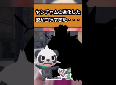 【検証】ヤンチャムが進化するととてもゴツくなるということで検証してみた #ポケモンレジェンズZA  #shorts #switch2