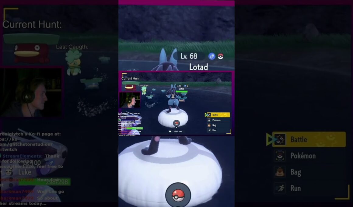 Two words, SHINY LOTAD #pokemon #pokemonshinyhunting #twitchstreamer #twitchclips #pokemonviolet