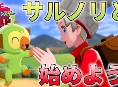 サルノリと始めるガラル地方を旅する新たな冒険のオープニング! 【ポケモン剣盾(ポケモンソードシールド)】 実況 #1