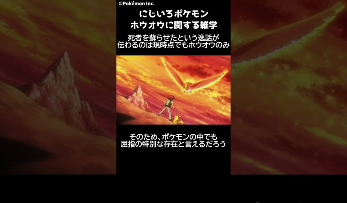 ポケモン 1分でわかるホウオウ Pokemon #ポケモン #pokemon #ポケットモンスター