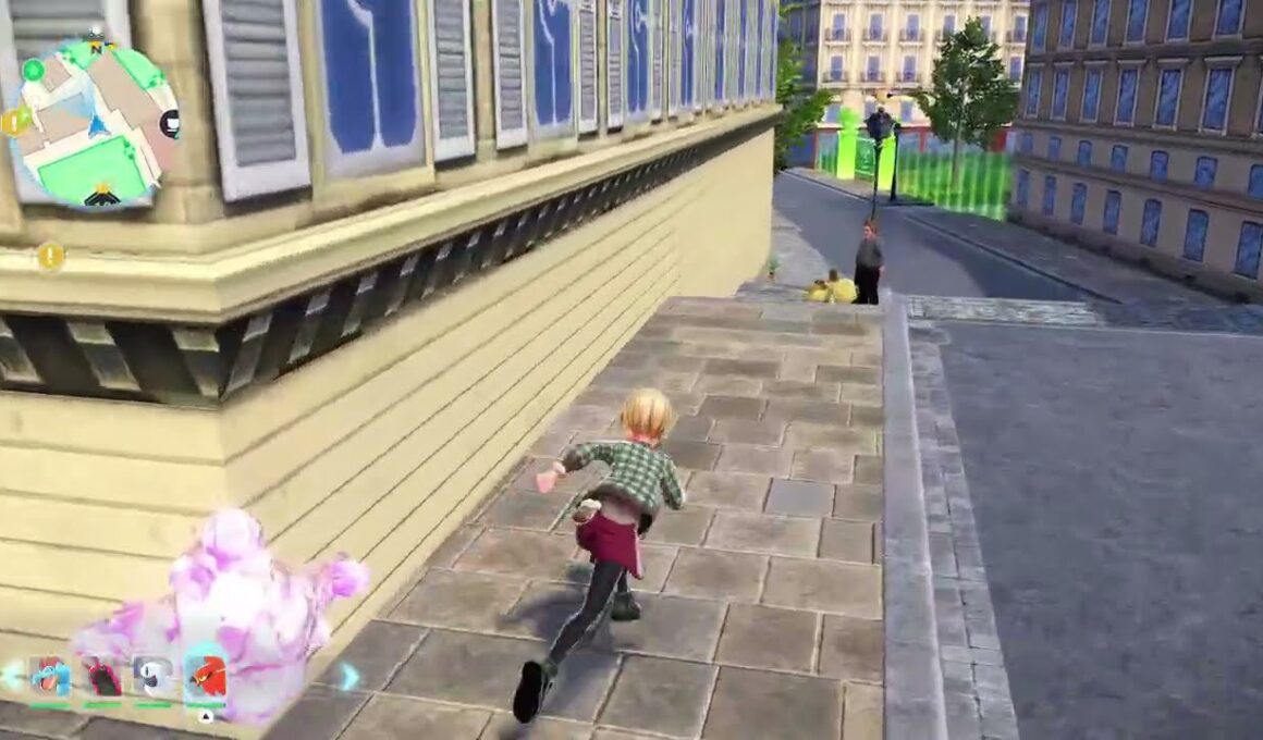 ポケモンZA　ヤヤコマ　色違い　4~6秒にかけて3回ほど画面がクルっと回転し、9秒から最後まで画面の動きが速いです