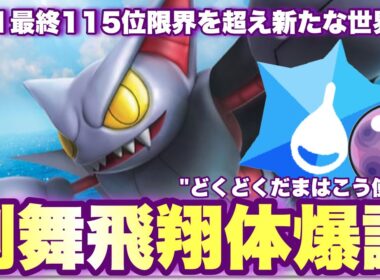 【 剣舞蠍 】S31最終115位構築のグライオンがヤバすぎた。sv環境を覆すまでに豹変したグライオンはどこまで強くなるのだろうか…。【 ポケモンsv 】