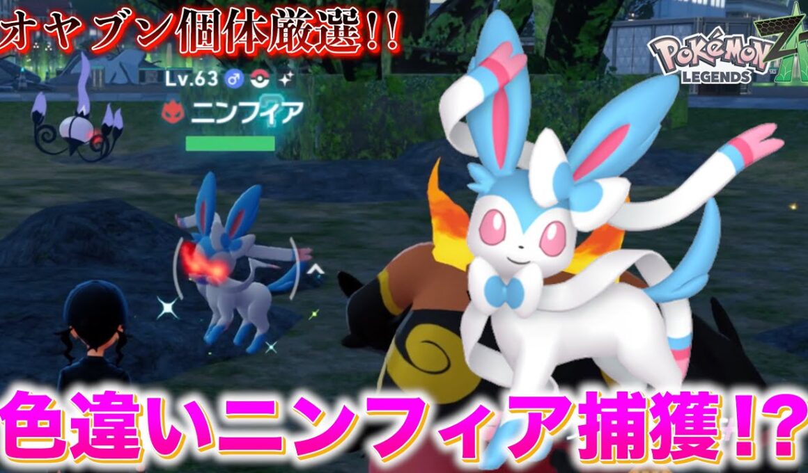 オヤブン色違いニンフィアの厳選方法が判明しました！【レジェンズZA】