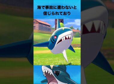 サメハダーについて #ポケモン #サメハダー
