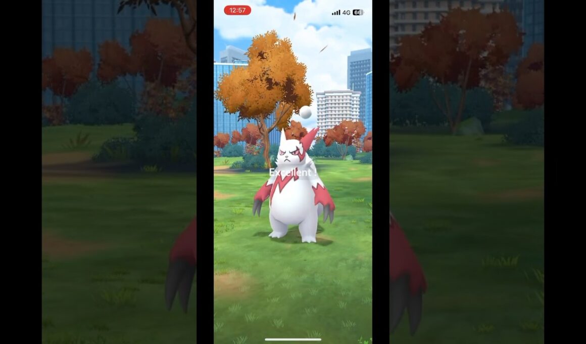 【ポケモンGO】ザングースにエクセレントスロー！