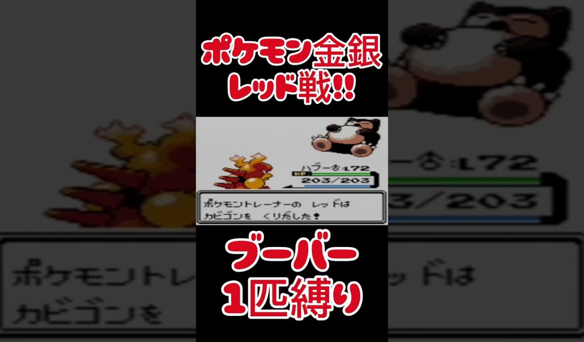 【ポケモンクリスタル】ポケモン1匹縛りプレイ!! ブーバーきみに決めた！#ポケモンクリスタル #ポケモン金銀 #ポケモン初代 #ポケモン #縛りプレイ #ゲーム実況 #RTA