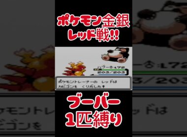 【ポケモンクリスタル】ポケモン1匹縛りプレイ!! ブーバーきみに決めた！#ポケモンクリスタル #ポケモン金銀 #ポケモン初代 #ポケモン #縛りプレイ #ゲーム実況 #RTA