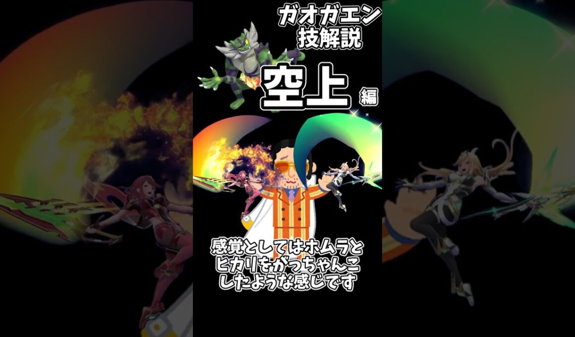 ガオガエン技解説【空上編】#shorts