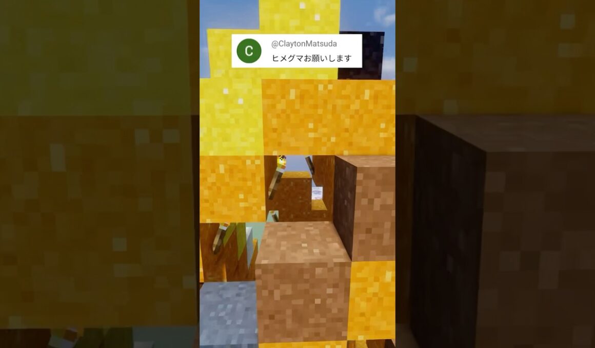 あなたの推しポケモンを作ります！ヒメグマ（作成希望はコメント欄へ）#minecraft #ポケモン #satisfying #Shorts