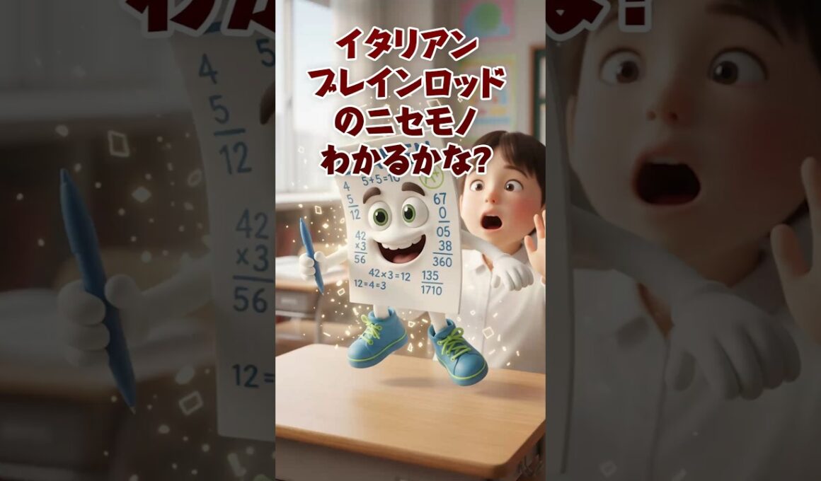 わかるかな？イタリアンブレインブレインロットクイズ！#ロブロックス#イエス・マイ・エグザメン#ゲーム