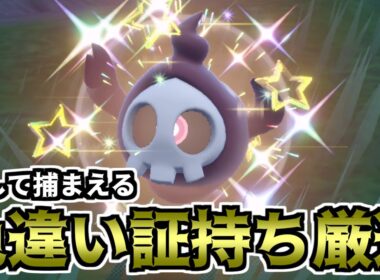 【ポケモンSV】楽して捕まえる色違い証持ち厳選（ヨマワル）【ゆっくり実況】