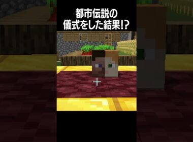 都市伝説のバケモノ『Two Head』を召喚する！#shorts #minecraft