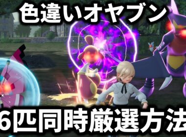 【ポケモンZA】オヤブンの色違い、6匹同時厳選方法【ポケモンレジェンズZA】