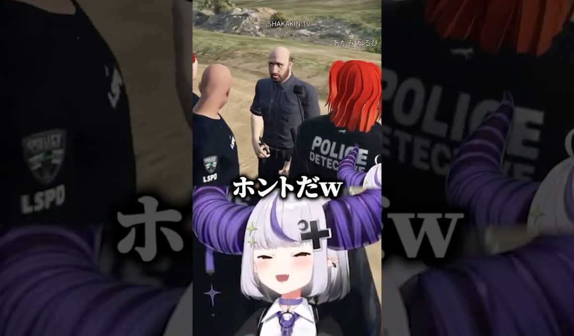 キマりまくってる釈迦さんが怖すぎる【#VCRGTA3 スト鯖 切り抜き ラプラス・ダークネス/ホロライブ/SHAKA/sasatikk】#shorts