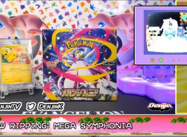 Denjin Japanese Pokémon TCG Rip & Reveal Stream - Mega Symphonia